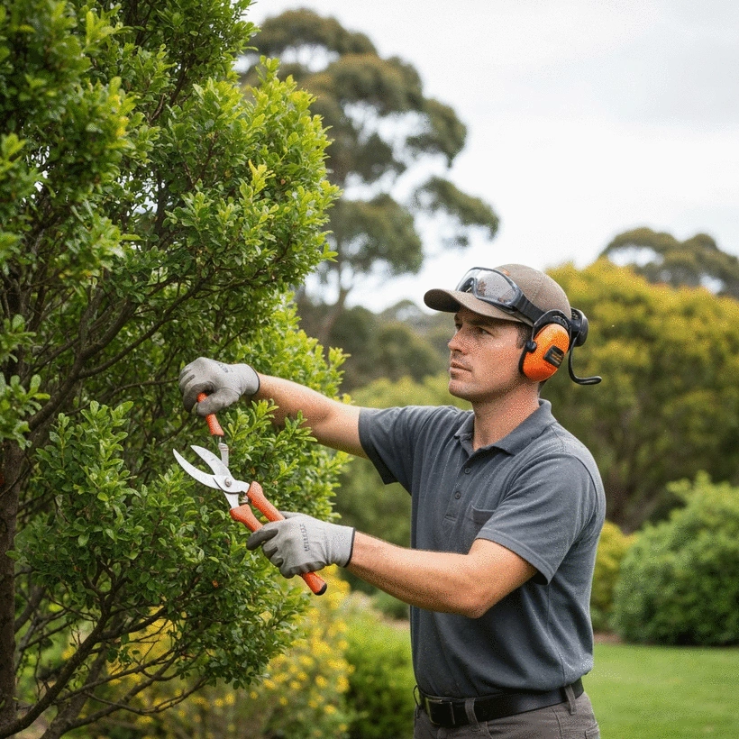 Local Tree Pruning in Blairgowrie, Mornington Peninsula